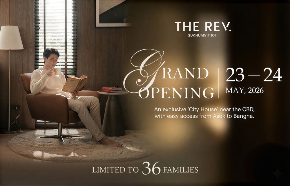 THE REV Sukhumvit 101 Grand Opening | Rare City House Near BTS | 23–24 May 2026